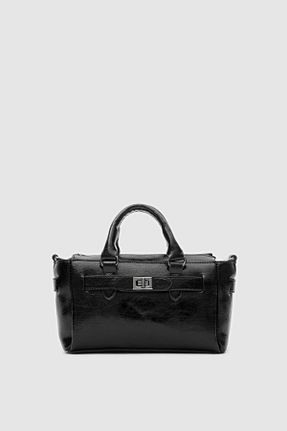 کیف پستچی مشکی زنانه چرم مصنوعی Shule Bags - کد 883115171