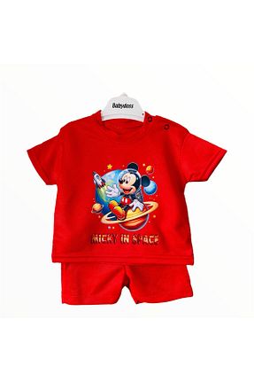 ست نوزادی قرمز بچه گانه پنبه ای STEEL BABY - کد 924635337