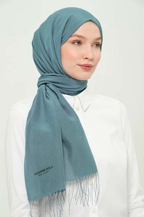 شال فیروزه ای زنانه Madame Polo - کد 924184255