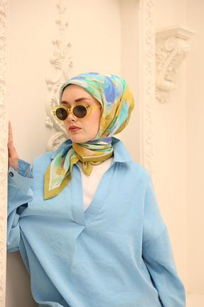 روسری رنگی پنبه ای Silk Home - کد 924641587