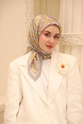 روسری رنگی پنبه ای Silk Home - کد 924641334