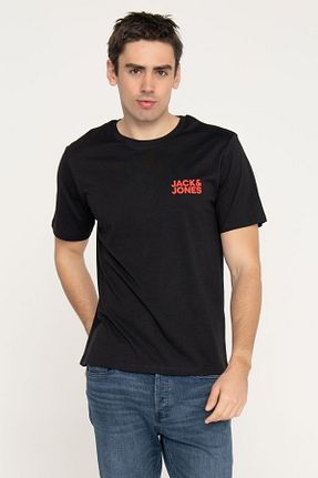 پولوشرت مشکی مردانه %100 پنبه Jack & Jones - کد 924183901