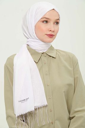 شال سفید زنانه Madame Polo - کد 924183497