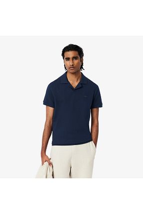 پولوشرت سرمه ای مردانه پنبه ای Lacoste - کد 924211834