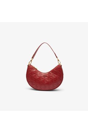 کیف دوشی زرشکی زنانه Lacoste - کد 924197280