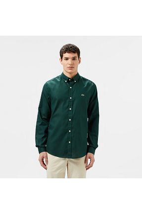 پیراهن سبز مردانه رگولار Lacoste - کد 924212749