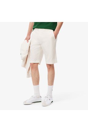 شلوارک و برمودا سفید مردانه رگولار Lacoste - کد 924214853