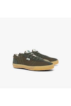 کفش اسنیکر قهوه ای مردانه بند دار Lacoste - کد 924219497