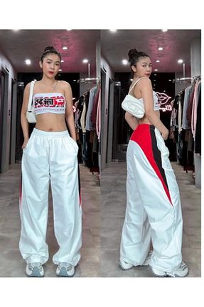 شلوار سفید زنانه پنبه ای DEEFWEAR - کد 924192721