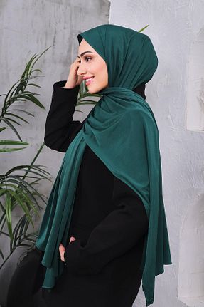 شال سبز زنانه کرپ Golden Rose - کد 924212767