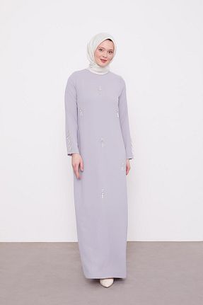 لباس حجاب طوسی 3/4 Boy Levidor - کد 924219276