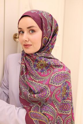 شال بنفش زنانه پلی استر Silk Home - کد 924644101
