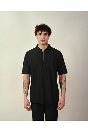 تیشرت مشکی مردانه رگولار MODA - کد 924653228