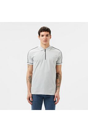 پولوشرت طوسی مردانه پنبه ای Lacoste - کد 924197186