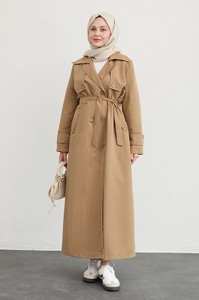 ترنچکت قهوه ای زنانه InStyle - کد 924222811