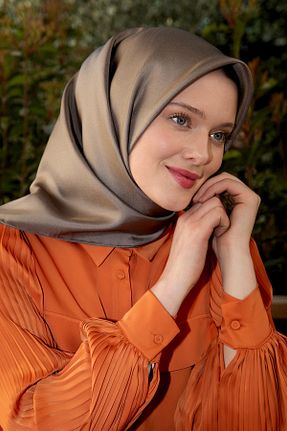 روسری قهوه ای İpek Tivil Levidor - کد 924220662
