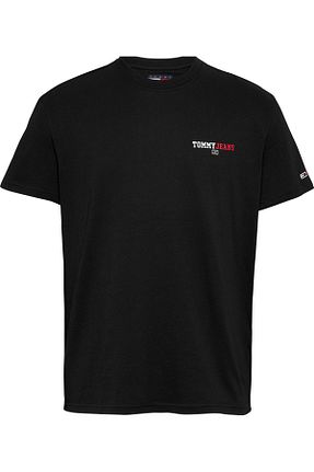 تیشرت مشکی مردانه یقه دوچرخه Tommy Hilfiger - کد 924225399