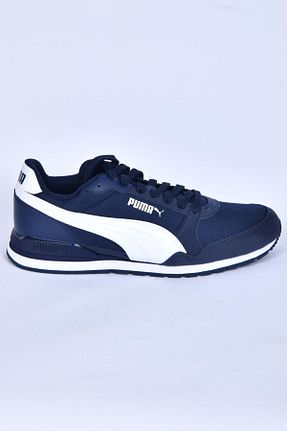 کفش اسنیکر سرمه ای مردانه بند دار Puma - کد 747312039
