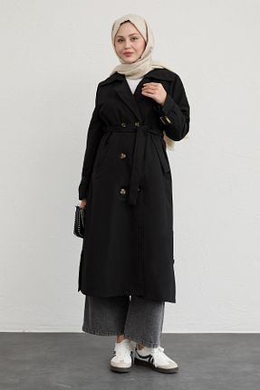 ترنچکت حجاب مشکی پلی استر InStyle - کد 924224247