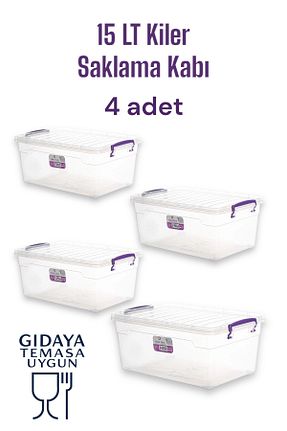 ظرف نگهداری بنفش پلاستیک lotusbox - کد 887711900