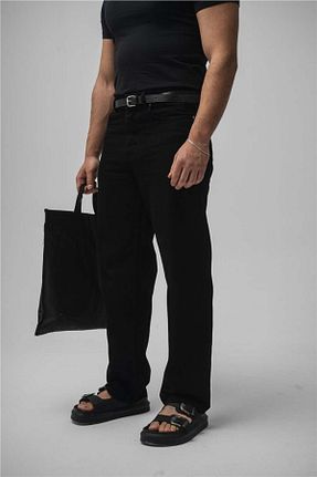 شلوار جین مشکی مردانه رگولار OUTFİT MAN - کد 924264880