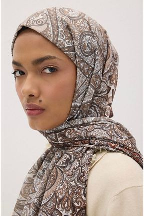 شال قهوه ای زنانه MODA - کد 924264426