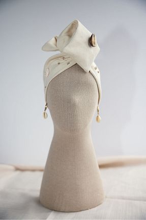 باندانا بژ پنبه ای Bukiro - کد 924262514