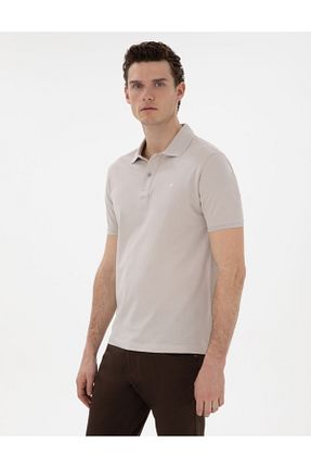 تیشرت طوسی مردانه یقه پولو Pierre Cardin - کد 924271708