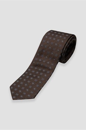 کراوات قهوه ای مردانه میکروفیبر Abbate - کد 924274547