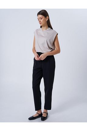 شلوار حجاب مشکی بافتنی Kayra - کد 924281057