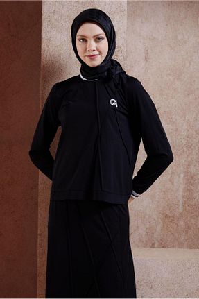 روسری مشکی پلی استر Alvina - کد 853654184