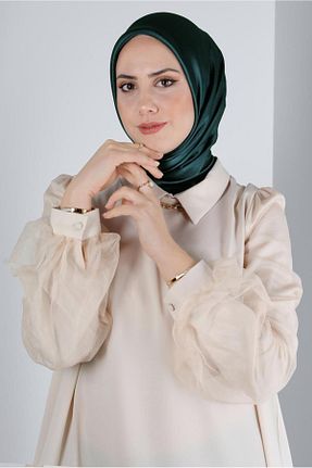 روسری آبی پلی استر Alvina - کد 805319591