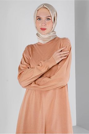 تونیک حجاب صورتی زنانه مخلوط پلی استر Alvina - کد 794072991