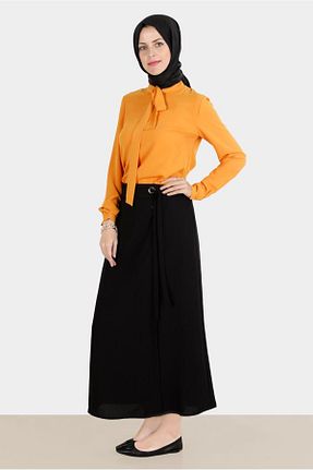 بلوز حجاب زرد زنانه رگولار Alvina - کد 808283721