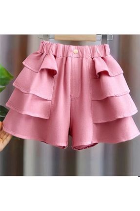 شلوارک و برمودا صورتی بچه گانه فاق بلند modagard - کد 850033220
