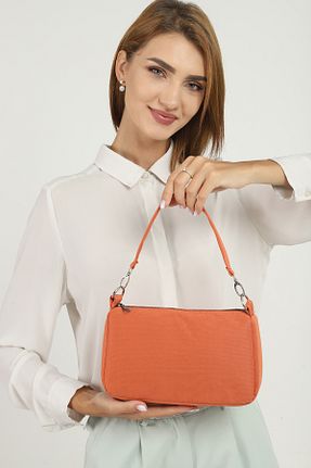 کیف دوشی نارنجی زنانه پارچه ای Shaka - کد 127503009