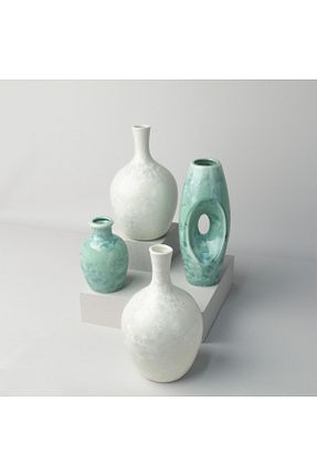 گلدان سبز پرسلن Linens - کد 924269429