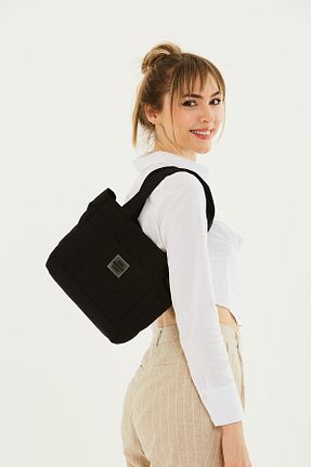 کیف دوشی مشکی زنانه پارچه ای Shaka - کد 358540278