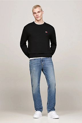 پلیور مشکی مردانه ساده Tommy Hilfiger - کد 924314986
