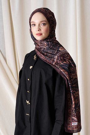 شال قهوه ای زنانه Madame Polo - کد 924315538