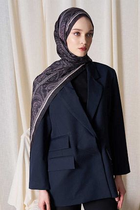 شال قهوه ای زنانه پنبه ای Madame Polo - کد 924315703