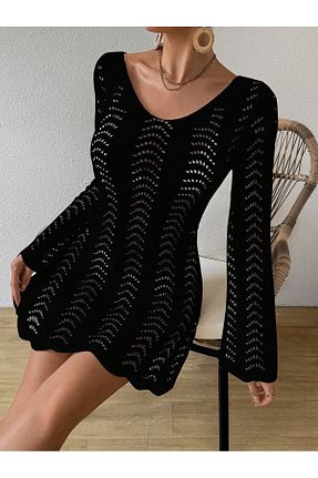 لباس ساحلی مشکی زنانه Ajurlu citystyle - کد 924315196