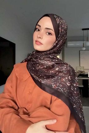 شال قهوه ای زنانه Madame Polo - کد 924315625