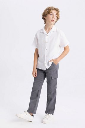 شلوار طوسی بچه گانه پارچه Defacto - کد 828852584