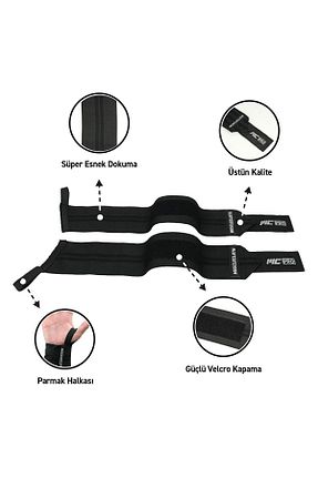 دستکش وزنه مشکی MUSCLECLOTH - کد 732913603