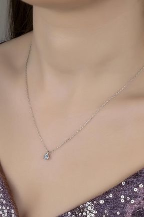 گردنبند نقره زنانه 925 عیار Swarovski - کد 770244601