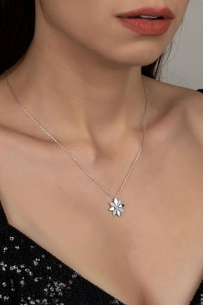 گردنبند نقره زنانه 925 عیار Swarovski - کد 770249860