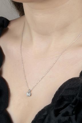گردنبند نقره زنانه 925 عیار Swarovski - کد 807244370