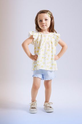 پیراهن نباتی بچه گانه رگولار Defacto - کد 822806791