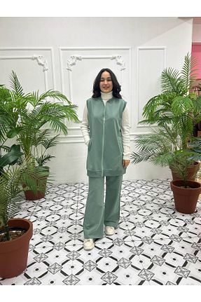 شلوار کرمگن سبز زنانه Relaxed Butik - کد 924224565
